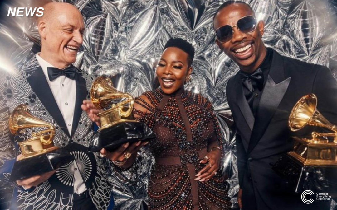 Nomcebo Zikode, Zakes Bantwini, and Wouter Kellerman won big at the 65th Annual Grammy Awards for their song ‘Bayethe’